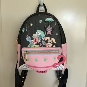 Disney x Loungefly Alice in Wonderland Unbirthday Party Mad Hatter Mini Backpack
